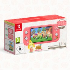 Nintendo Switch Lite Coral (korall) Animal Crossing: New Horizons csomag